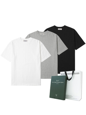 [2PACK]Ever Compact Premier Supima T-shirt 3color