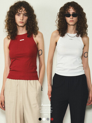 [A.ssential] Label Sleeveless_CTT323(4Color)