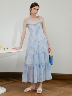 DD_Blue mash floral seaside dress