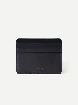 3단 페블 카드지갑 블랙(3Pebble Card Wallet Black)