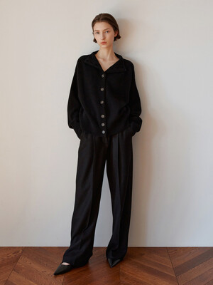 TOW WOOL TWILL SEMI WIDE TROUSER_2 COLOR