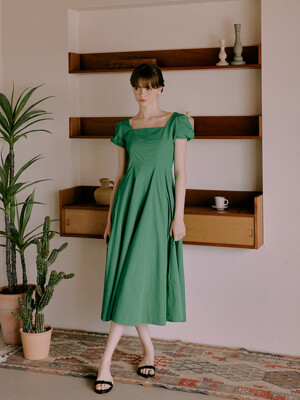 Juicy square dress (green)