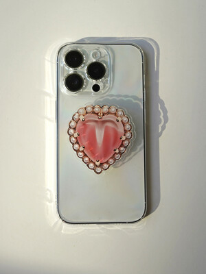 Treasure Heart Phone Grip Peach (일반그립톡/맥세이프)