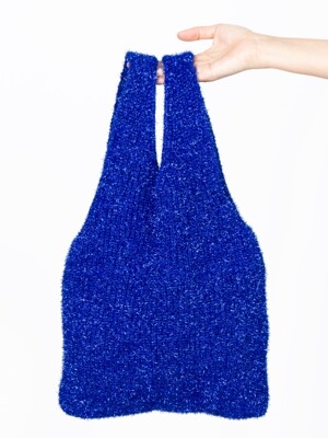 twinkle knit bag blue