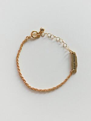 Thin Basket chain Bracelet