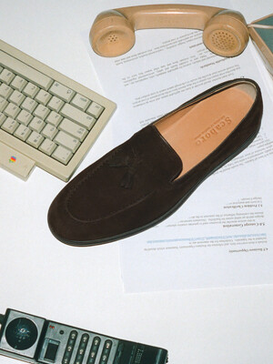 scaboro leon loafers silky CACAO