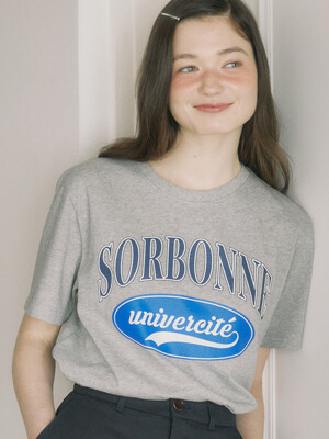 Sorbonne T-shirt - Melange Grey