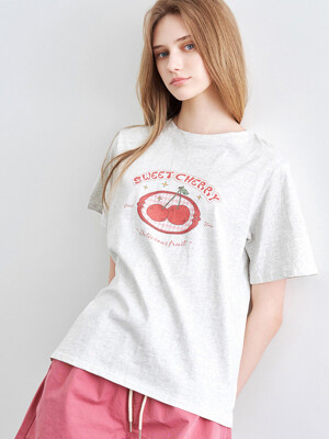 코즈넉 체리 여성 반팔 티셔츠