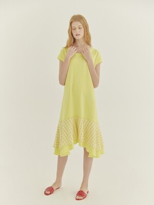 LOVE JERSEY DRESS (YELLOW)