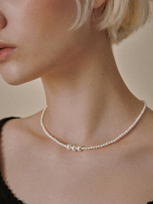 Point Freshwater Pearl Necklace B