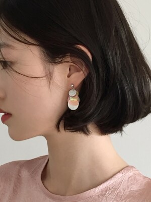 sequin earrings (2colors)