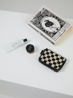 Checker board card wallet (체커보드 카드지갑) oreo