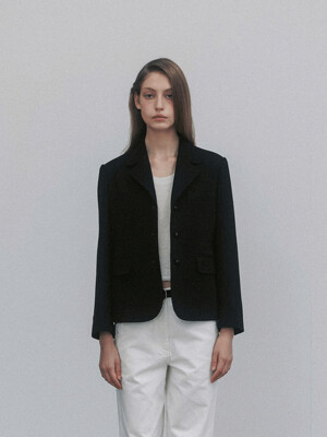 Bianco wool jacket (Black)