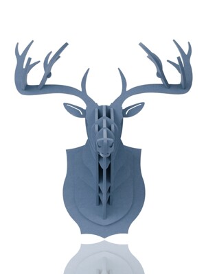 사슴머리장식 블루컬러 헌팅트로피 (L size) Blue color hunting trophy