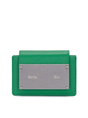 ACCORDION WALLET IN GREEN