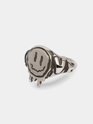 Crying smile ring (925 silver)