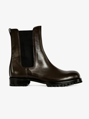 30mm Rondo Round-Toe Chelsea Boots (Brown)