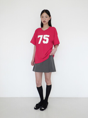 75 Rugby T-shirts (Vintage Red)