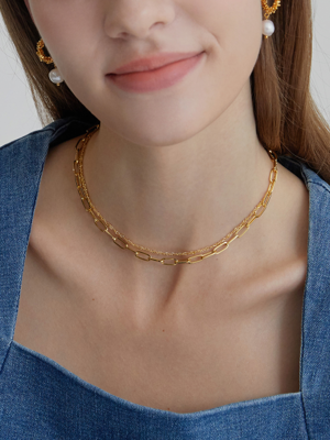 GOLD CHAIN NECKLACE AN421003