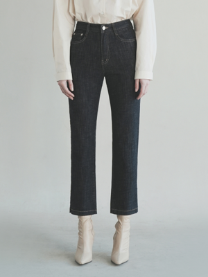 [이염 없음][-6cm 숏버전 추가] W1005 STRAIGHT DENIM PANTS_DEEP BLUE