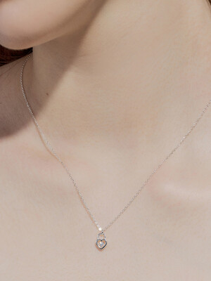 [단독] elf heart cubic necklace
