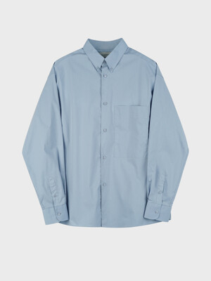 SOLID OVER SHIRT_BLUE