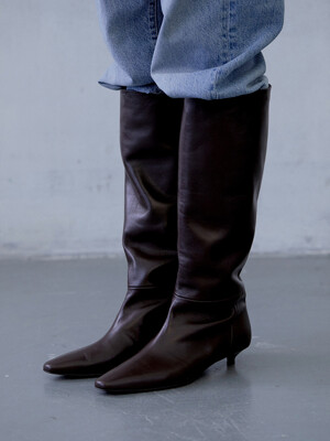 ZAFER long boots_chocolate