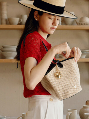 H Holiday Ratan Bucket Bag_2 colors