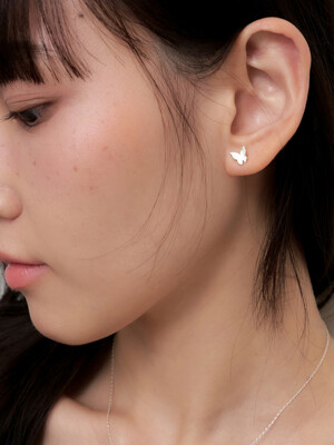 [silver925]  mini butterfly earring (2color)