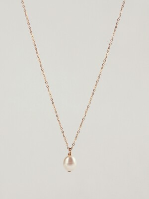 drop PEARL 14K GOLDFILLED NECKLACE
