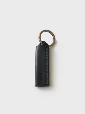 Name tag key holder (black)