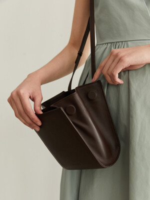 folded bag dark brown