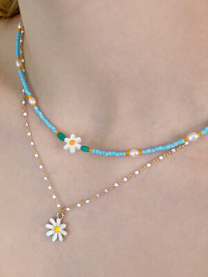 summer daisy necklace