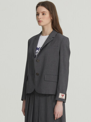 TAILORED SUIT JACKET_GREY
