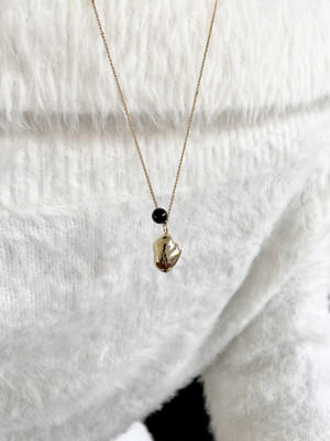 [단독]fresh pearl gold necklace