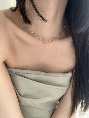 [925silver] Connect necklace