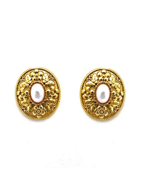 rococo pearl earrings