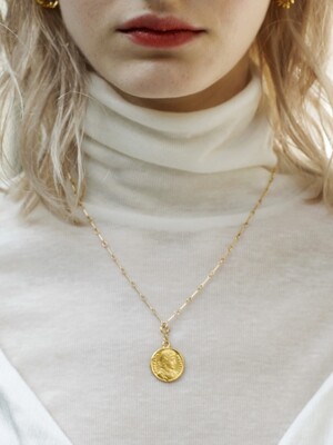 GOLDFILLED COIN NECKLACE