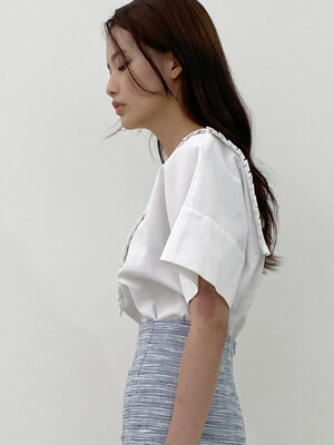LINEN PLEATED TOP