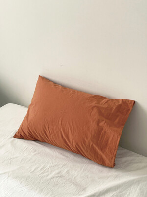 Orange pillow cover