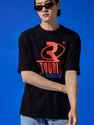 플래닛R 투어 반팔 티셔츠 (블랙)