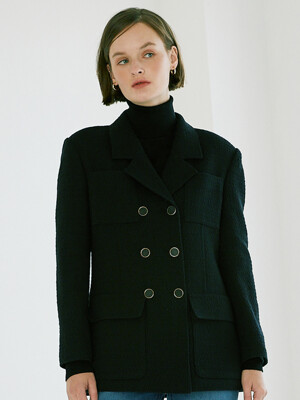 Saint Tweed Jacket [Black]