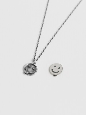 funky smile necklace (silver 925)