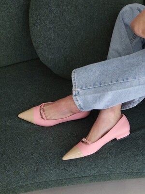 Rosy two - tone flat