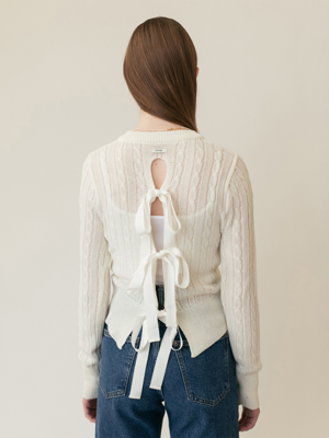 A CABLE RIBBON KNIT TOP_IVORY