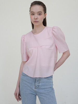 Double Pintuck Blouse PINK