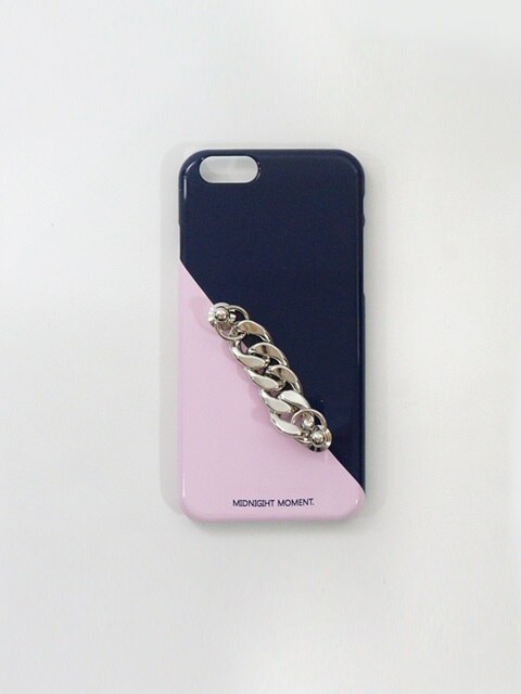 pink navy chain case