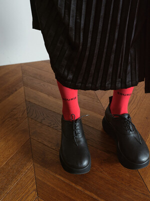 Bourie Basic Socks_Red