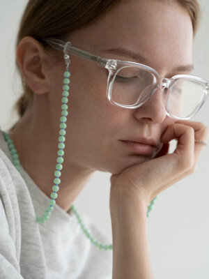 Lime Pebble Glasses String