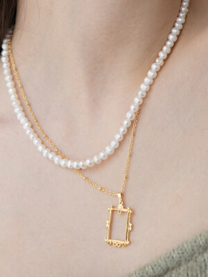 frame necklace (GOLD)